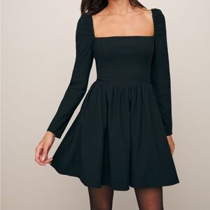 Reformation Parmida Black Dress